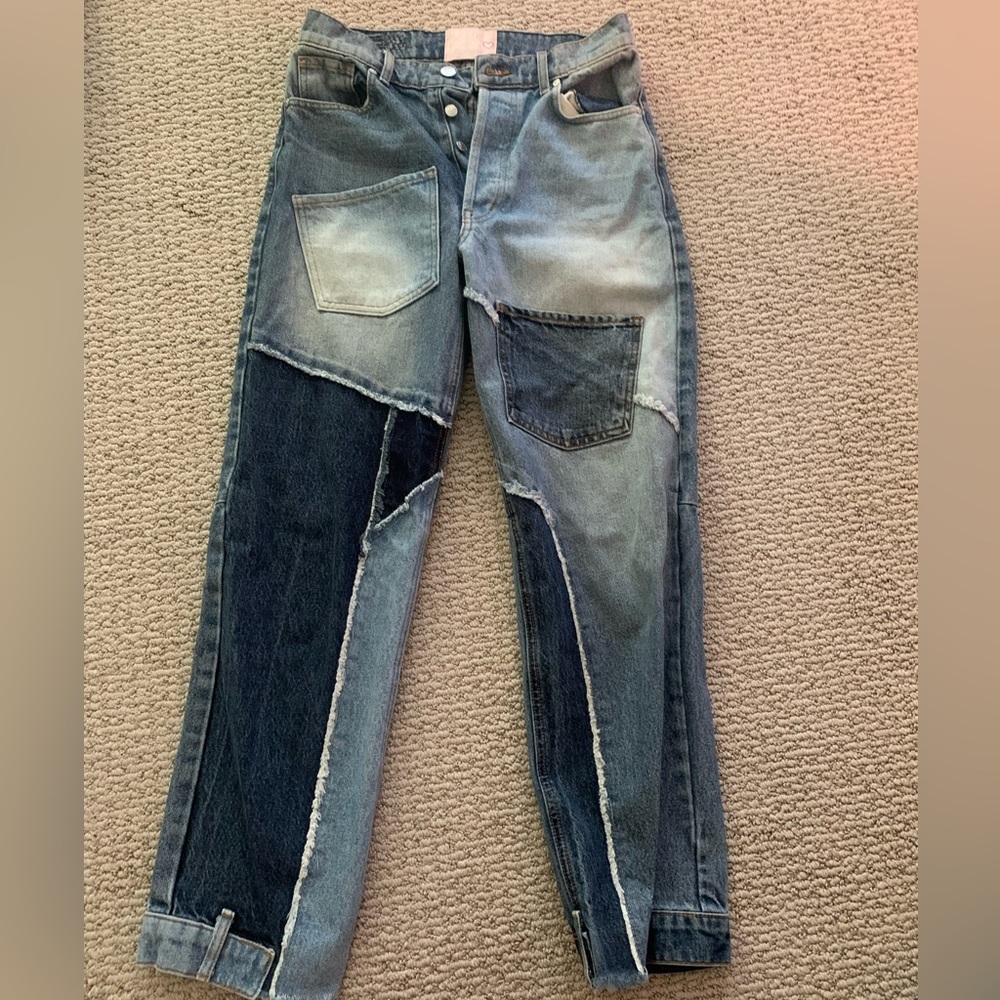 Revice patchwork jeans